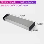Ebike Battery Folding e-bike Battereies 36V 48v 10Ah 12Ah 17.5Ah 20Ah for Battery Built-in Electric Bike batteria for 350w 500W 750W 1000w E Bike Foldable e-Bike - Image 2