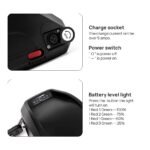 Ebike Battery 36V/48V/52V 20AH 17.5AH 15AH 13AH 10AH Adults Electric Bike Lithium Batter E-Bike Electric Bicycle Battery for 200-1500W Motor 4Pin - Image 4