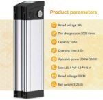 36V/48V ebike Battery 10Ah 13Ah 17.5Ah 20Ah Electric Bicycle Li-Ion Batter with Charger, for 250W-1500W Motor BMS Protection Board, Electric Bike Lithinum Battery Pack - Image 8